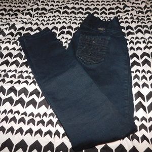 Black high waisted jeans